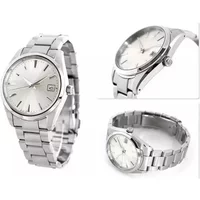 New Customized Quartz Sapphire SBGP009 Five-sided Grinding Pointer Calendar Original Steel Band Round Men's Watches