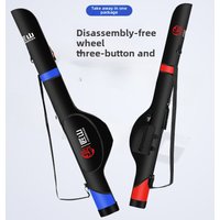 13 Meter Hard Fishing Rod Bag Multi-Functional Waterproof Sea Rod Special Lure Big Belly Rod Bag Fishing Gear Bag