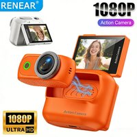 Mini Portable Magnetic Action Camera HD 1080P 2.0" Screen Flip For Bicycle VLOG Motorcycles Car Sports Detachable Action Camera