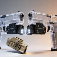SBAL PL 2026 New Red Dot Laser Sight Plastic Material Strobe Flashlight Pistol Hanging Scout LED Lamp Airsoft Hunting
