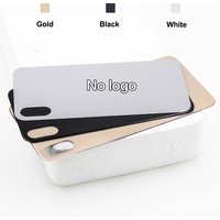 For iPhone X / XS / XS Max Battery Back Cover Glass Panel Rear Door Housing Case Replacement Part