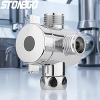 Multifunction 3 Way Shower Head Diverter Valve G1/2 Three Function Switch Adapter Connector for Bathroom Replacement Accessories