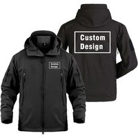 Custom Design Support Customization Diy Logo Multiple Pockets Fleece Warm SoftShell Jackets for Men Military Outdoor Man Coat