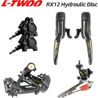 LTWOO RX 12 - Disc 2x12s Road Hydraulic Disc Brake Groupset Carbon Fibre, RX12 6 Kit, Benchmark R7170 R8170 image 4