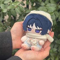 Game Balladeer Wanderer Genshin Impact Printed Cotton Doll Body Cosplay Adorable Normal Body 10cm Plush Pendant Gifts