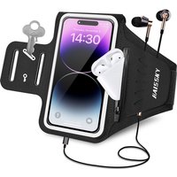 Haissky Zipper Bag Armbands For iPhone 17 16 15 14 Pro Max Air Plus Xiaomi Samsung Outdoor Sport Fitness Phone Storage Arm Pouch