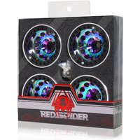 RED SPIDER 4Pcs Metal 1.9" Beadlock Wheel Rims OD 52.5mm for 1:10 RC Car Axial SCX10 II 90046 RC Car Upgrade Parts Accessories