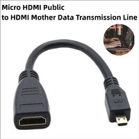 4K 60Hz Micro HDMI to HDMI Cable for Raspberry Pi 5 4, GoPro Hero 7 6 5, Sony A6000 A6300 Camera, High Speed 18Gbps HDR 15cm