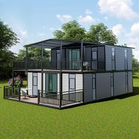 Custom 20Ft 40Ft Expandable Container Prefabricated House With Kitchen 2 Story Container House Prefab Luxury Mobile Home