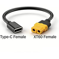 USB-C to XT60 Connector Charging Adapter, Type-C to XT60 Female PD Charging Cable for Drone, Model, Energy Storage Power