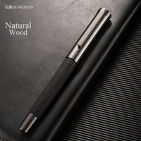 LT Hongdian Calligraphy Soft Flex Fountain Pen Ebony/Red Sandalwood Business Gift Box Self-Developed Nib Low-Ink Feed 1866