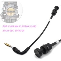 Choke Cable Wire Harness Durable Compatible for CV40 883 1200 XL883 XLH1200 27421-99C 27490 04 Motorbike Carburetor Carb L41A
