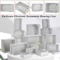 Hochwertige Wasserdichte Outdoor-Anschlussdose Transparentes Kunststoffgehäuse 10 Stile Elektronisches Instrumentengehäuse