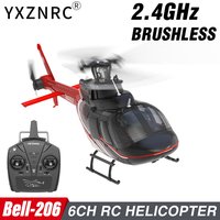 YU XIANG 2.4G 6CH Aileronless Bell-206 Helicopter Brushless Motor 6-Axis Gyro 120M Toys