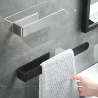 2026 New Arrival Non-punched Self-adhesive Towel Rack Bathroom Kitchen Wall Towel Holder Household Hand Towel Storage Rack