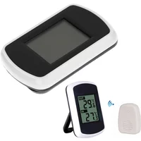433MHz LCD Digital Wireless Ambient Weather Station Indoor Outdoor Temperature Thermometer Humidity Sensor Display Temperature