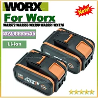 Batterie de remplacement au lithium-ion Worx 20V 8.0 Ah pour les modèles WA3551 WA3553 WX176 WX550 WX386 WXino 3 WXgain WX800 WU268