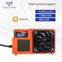 2026 New NerdQX 8TH/s Bitcoin Miner 170W Low Power SHA-256 ASIC BTC Solo Miner Home Crypto Mining Machine