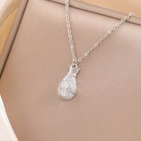 Fashion Crystal 925 Sterling Silver Lucky Bag Versatile USD $ Money Bag Necklaces XL300
