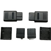 Repair Interface With Black Plastic Cover For N64 NGC SNES Multi Out Port Connector Male Connector Plug AV