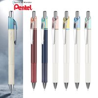 1 Pcs Pentel Gel Pen BLN75L Color Stripe Limited Edition ENERGEL Press Type Quick-drying Black Sign Pen 0.5mm Office Accessories