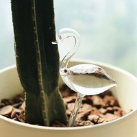 Elegant Swan Watering Device Transparent Indoor Plants Self Watering Device for Watering Houseplant