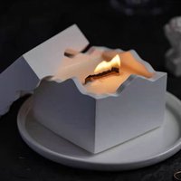 2pcs/Set Square Splicing Storage Box Mold Round Constellation Candle Vessel Candle Holder Concrete Mold DIY Home Decoration