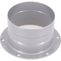 Round Duct Pipe Connection Flange 75-200MM Metal Wall Flange Connector For Ventilation Pipe Air Ducting Connection