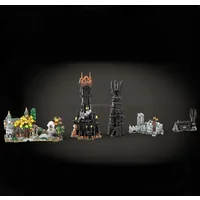 2004 New Mini Lord Of The Rings Collection Street View Barad Dur Building Blocks Modello 10316 Bricks Toy Christmas Gifts