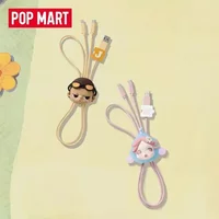 POP MART Hand In Hand Series Two In One Data Cable Surprise Blind Box Toys Guess Bag Doll Cute Action Figure Ornaments Gift