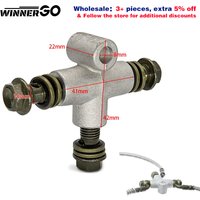 10mm Hydraulic Brake Hose Pipe Fitting Connector 3-Way T Adapter for ATV Kart M10 X 1.25 For Motorcycle Dirt Pit Bike ATV Brake
