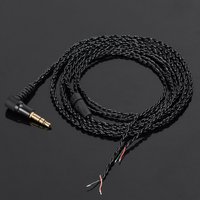 Koceta DIY UE OFC Cord Earphone Cable Replacement Repair HiFi Audio Headset Headphone Maintenan Cable Wire 1.2M For Sennheiser