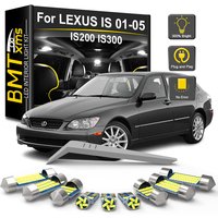 BMTxms 14Pcs LED Interior Light Bulb Kit For Lexus IS IS200 IS300 MK1 2001 2002 2003 2004 2005 Car Dome Map Trunk Lamp Canbus