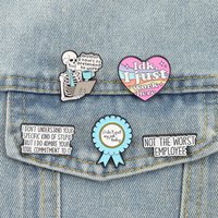 IDK I Just Work Here Enamel Pins Job Meme Brooches Lapel Badges Clothes Funny Not The Worst Employee Jewelry Gift for Friends
