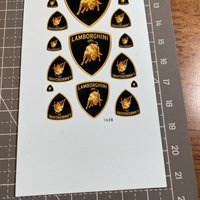Body Bumper Windows Motorcycle Laptop Walls Vinyl Decal Car Tuning For Lamborghini Urus Huracan Aventador Premium Car Headrest