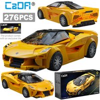 Cada MOC 276 PCS Famous Brand 2020Lotus Evja 1:24 Model Building Blocks DIY C55044W Supercar Toy Racing Car Holiday Gift