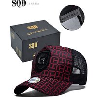 Summer high top letter G truck hat, men's baseball hat, sun protection and sunshade duck tongue mesh hat