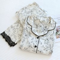 Pure Cotton Maternity Wear Nightie For Pregnant Women Pajamas For Breastfeeding Homewear Autumn New Mother Clothes