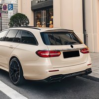 For Mercedes Benz E Class W213 S213 Estate 2016-2023 Rear Trunk Spoiler Roof Wing Tail Trim Upper Splitter Lip Car Accessories
