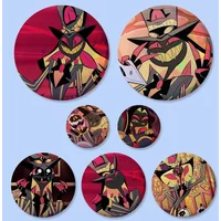 Sir Pentious Anime Figure Badges Button Round Creative Pin Brooch Badge Bag Decor Accessories Fans Collect Friends Gifts