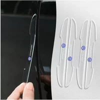 4PCS Car Door Edge Guards Anti-Scratch Protector For Volkswagen VW Scirocco Jetta Beetle Golf Passat CC Tiguan Auto Accessories