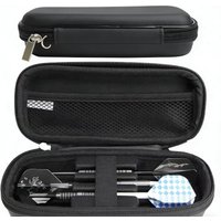 1PC EVA Boomerang Tip Bag Organizer 3-Cell Carrying Case Steel Plastic Tips Shaft Storage Pouch for Sports & Outdoors
