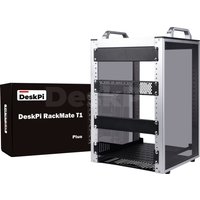 DeskPi RackMate T1-Plus Rackmount, 10-inch 8U Server Cabinet for Network, Servers, Audio and Video Equipment