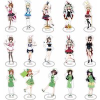 GIRLS und PANZER Nishizumi Miho Isuzu Hana Acrylic Stand Model Plate Keychain Desk Decoration Friends Gift Figure Display