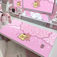 Cute Anime Pompompurin Mousepad HD Printing Computer Gamers Locking Edge Non-slip Mouse Pad XXL E-Sports Keyboard PC Accessories