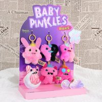 Original Fuggler Teeth Monsters Plush Toys Fugg Baby Pinkles Keychain Stuffed Plushies Fugglers Keypers Series 6 Pendants Dolls