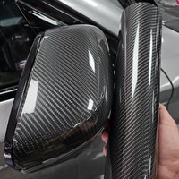 Carbon Fiber Car Body Vinyl Wrap Matte Accessories Glossy Black Sticker 3D 4D 5D 6D Auto Foil Cover Motorcycle Decoration Film