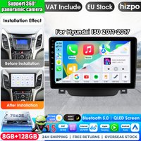 9-calowy odtwarzacz multimedialny do samochodu z systemem Android 16, radio samochodowe, GPS, WiFi, kompatybilny z Hyundai I30 (2011–2017), obsługa CarPlay, automatyczne wyświetlanie, ekran QLED,