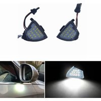 For VW GOLF 5 GTI V MK5 Jetta Passat B5.5 B6 Sharan Superb EOS LED Side Rearview Mirror Floor Ground Lamp Puddle Welcome Light