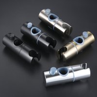 5 Colors ABS Replacement Shower Rail Head Holder Adjustable Shower Clip Bracket I11x3.8cm Shower Head Slider Bathroom Products